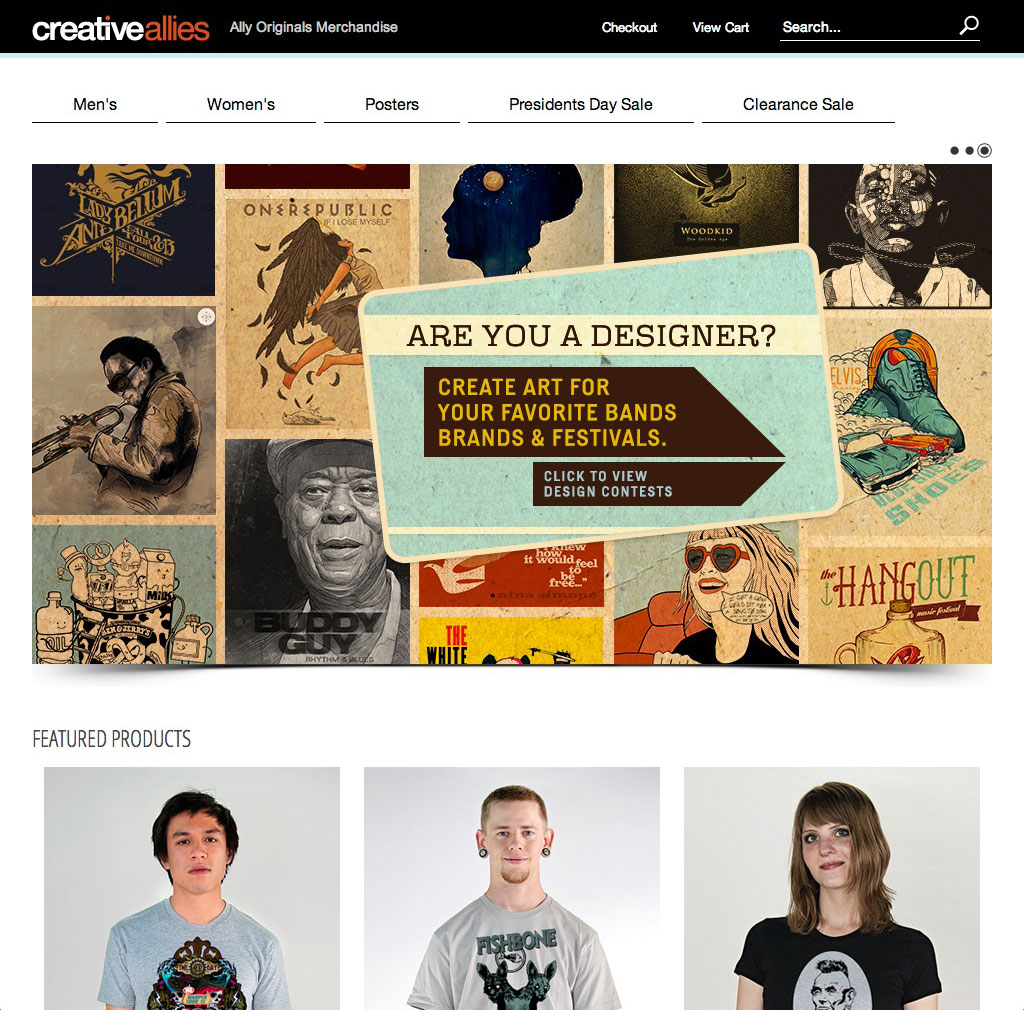 Creative Allies website